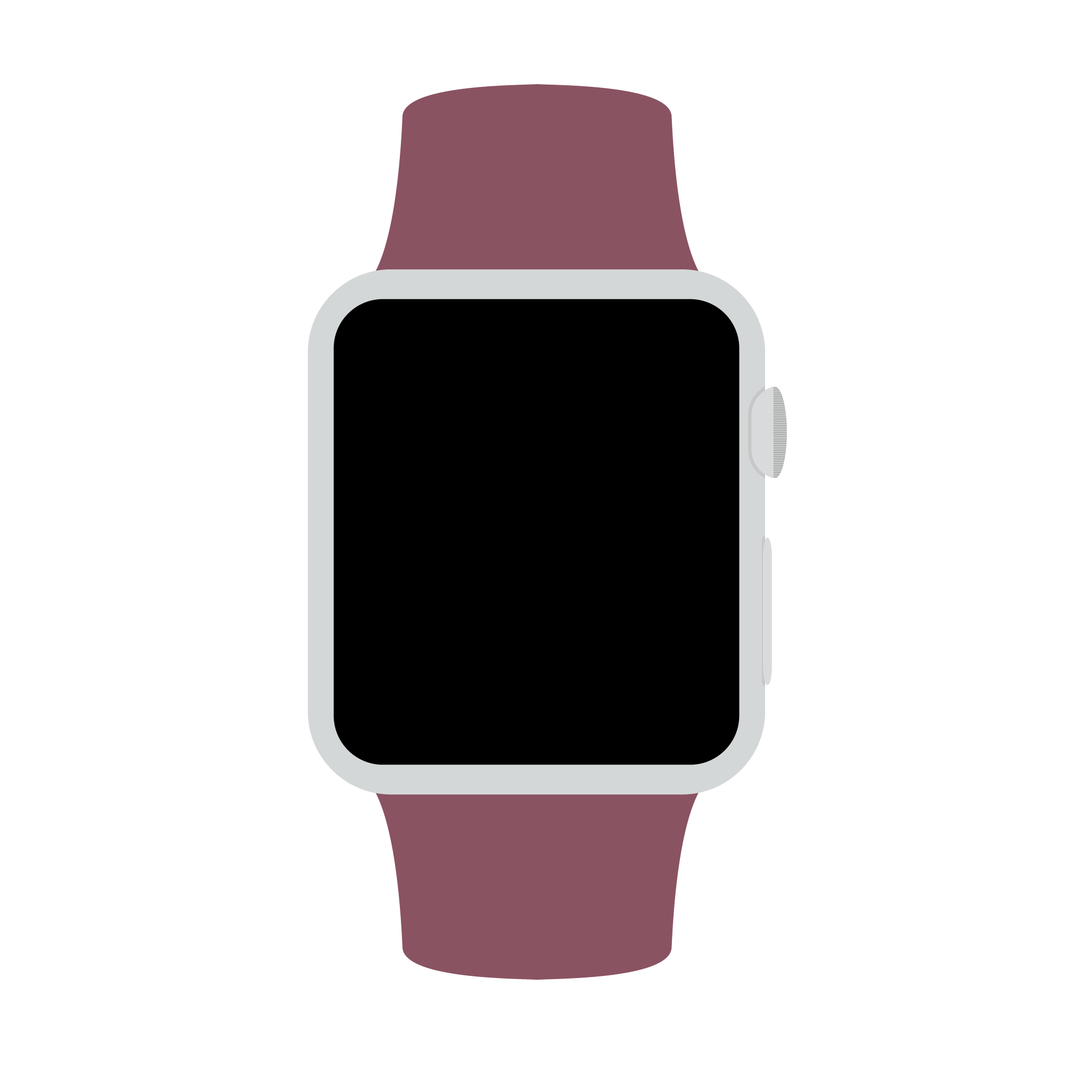 Purple watch illustration